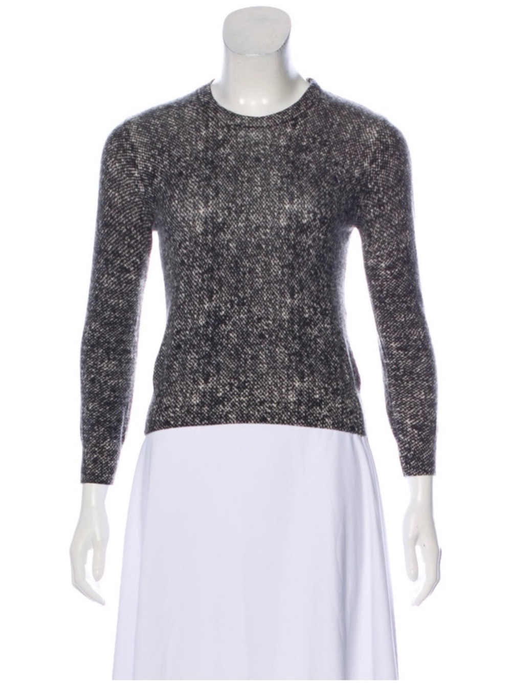 Dolce & Gabbana Black and White Crewneck Sweater
